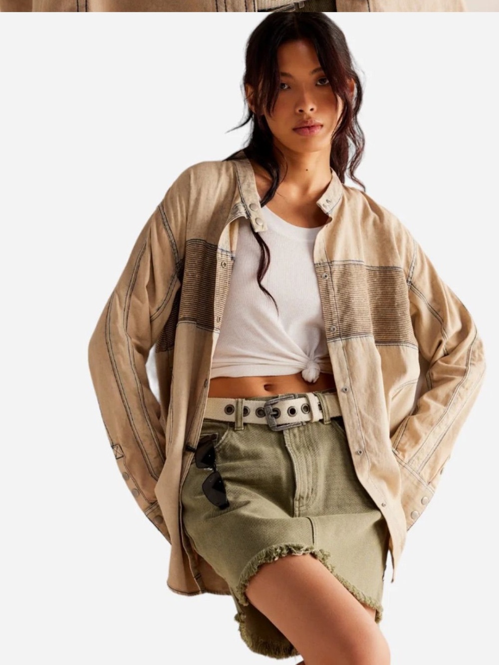 We the Free Moto Colorblock Shirt